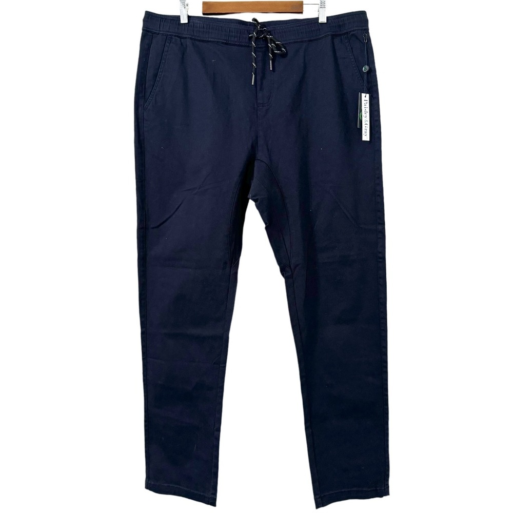 Paisley & Gray Slim Fit Drop Crotch Jogger Pants‎ Navy Blue Size XXL NWT Casual